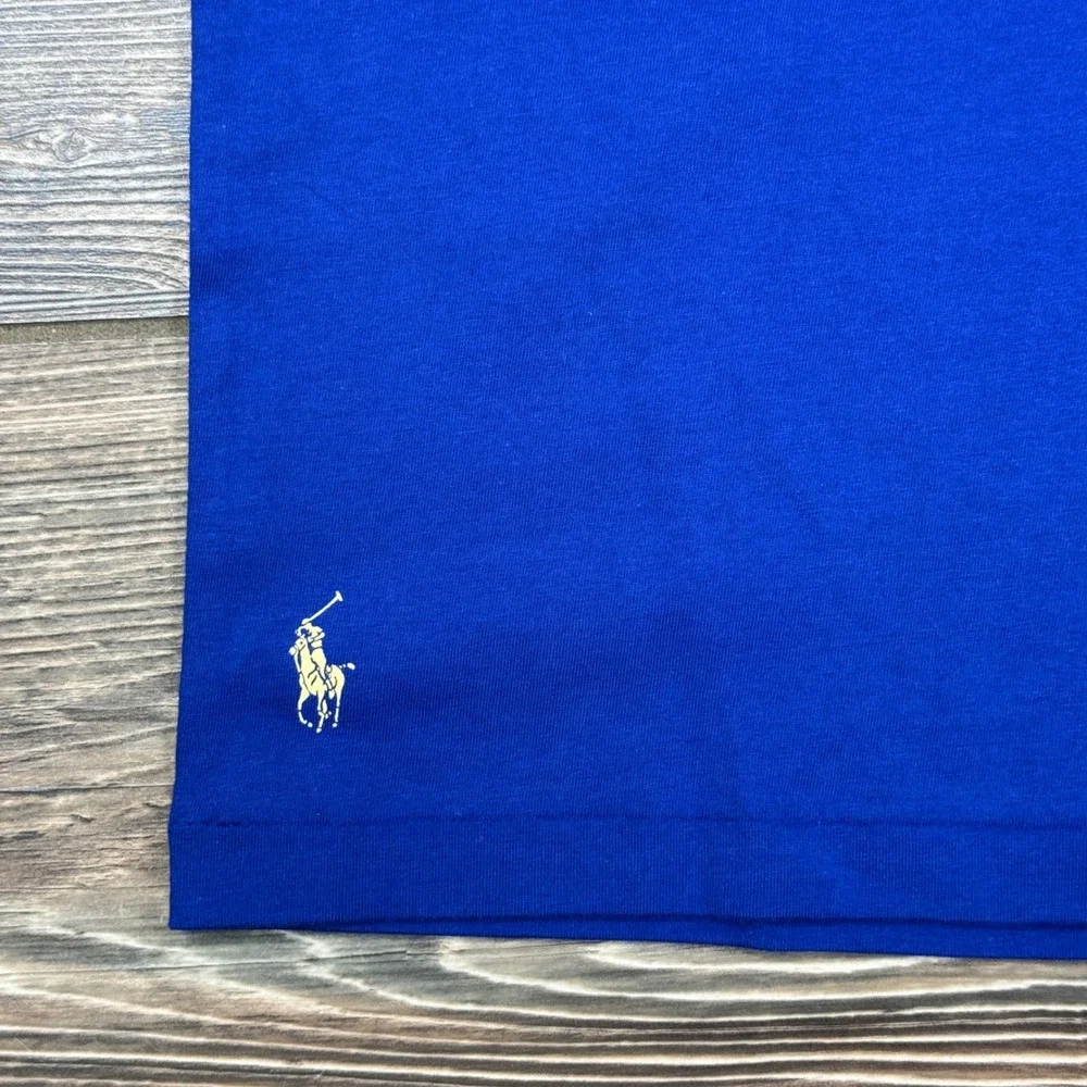 Polo Ralph Lauren Mens Size 3XLT T-Shirt Blue POLORL67‎ Graphic Short Sleeve New
